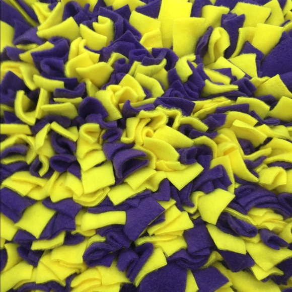Purple and Lime Green Snuffle Mat for Fur Babies - Picture 3 of 5